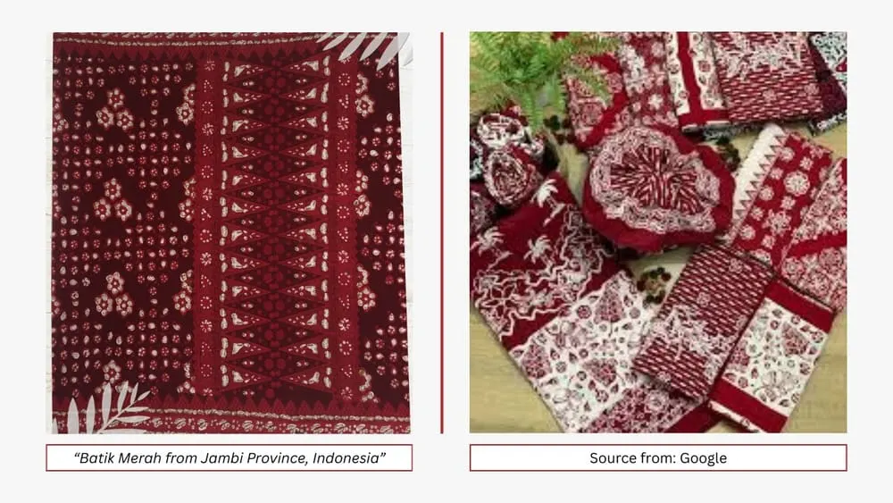 Batik Merah from Jambi Province, Indonesia