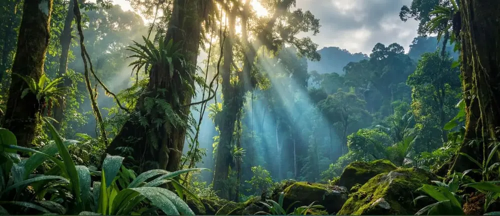 Indonesian rainforest habitat of Dragon’s Blood